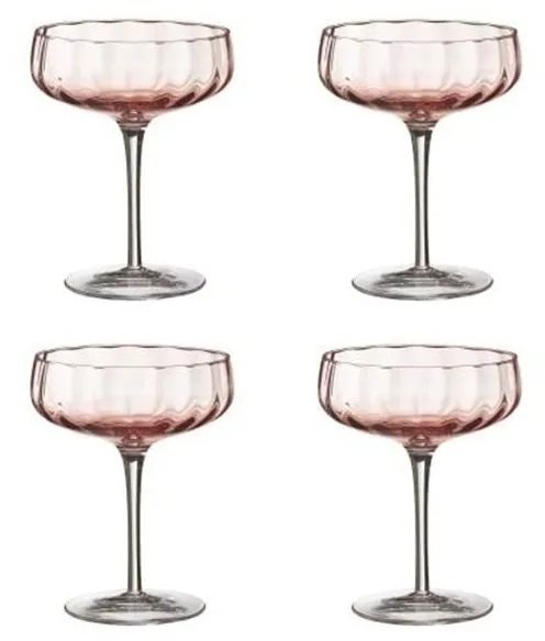 SØHOLM - 4 pcs - Sonja champagne/cocktail glas - Peach